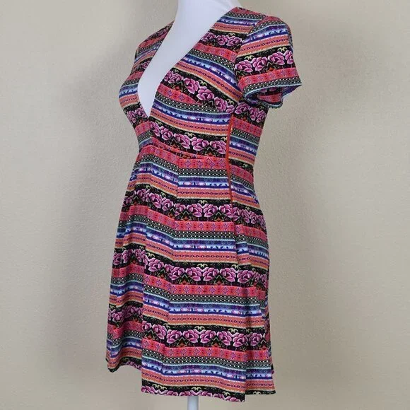Show Me Your Mumu Ibiza Dress Saucy Stripe M - Picture 4 of 8